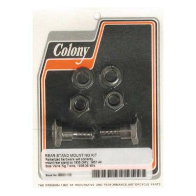 989967 - Colony, rear stand mount kit. Black
