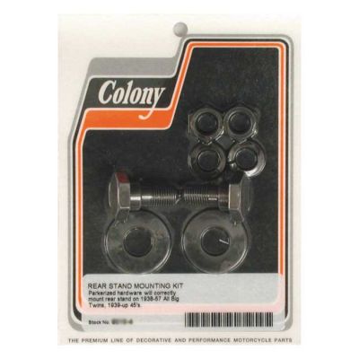 989968 - Colony, rear stand mount kit. Black