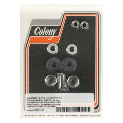 989971 - COLONY LICENSE PLATE MOUNT KIT