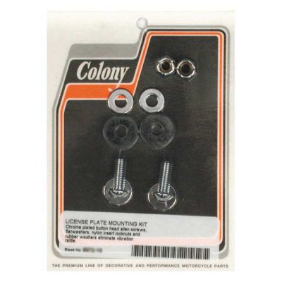 989972 - COLONY LICENSE PLATE MOUNT KIT