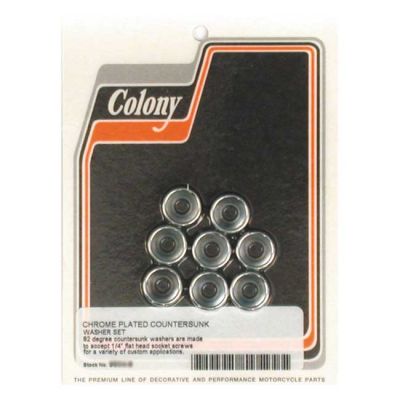 990145 - COLONY COUNTERSUNK FLATWASHERS 1/4 INCH