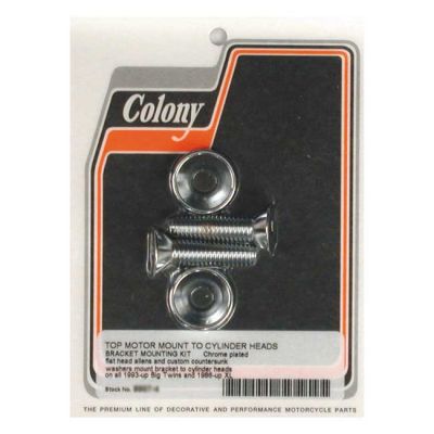 990153 - Colony, motor mount bolt kit. Chrome