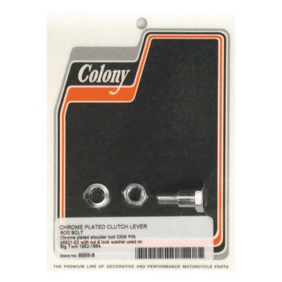 990165 - Colony, Mousetrap clutch lever rod bolt kit. Chrome