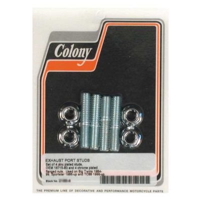 990176 - Colony, exhaust stud & nut kit