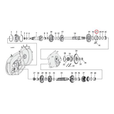990583 - MCS Bearing race, transmission mainshaft