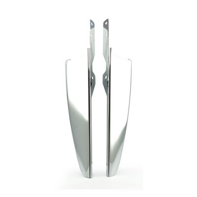 991235 - MCS Wind deflector set. Chrome