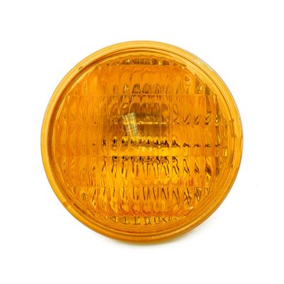 991600 - MCS 4-1/2" 35W 12V sealed beam unit. Fluted amber lens