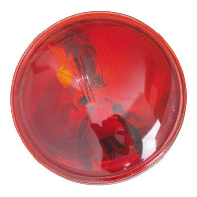 991605 - MCS 4-1/2" 30W 12V sealed beam unit. Clear red lens