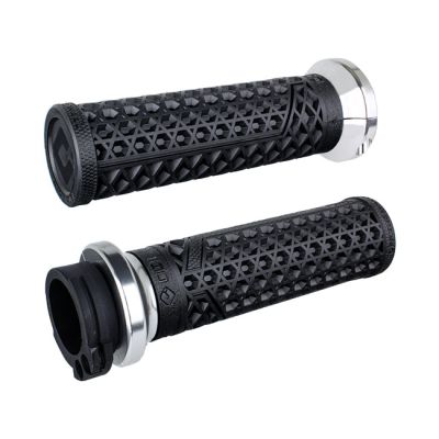 993447 - ODI, V-TWIN Lock-On GRIPS VANS Signature, Cable. Silver