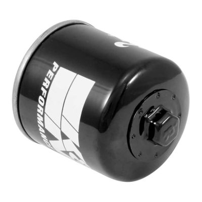 993830 - K&N, spin-on oil filter, with top nut. Black