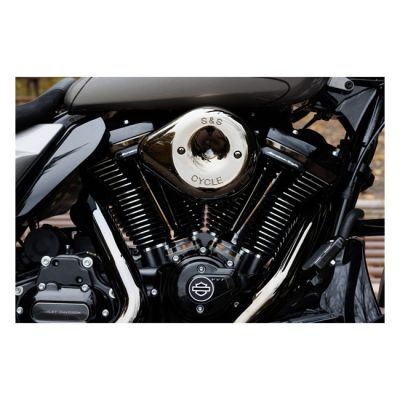 995359 - S&S, Stealth Air Cleaner Kit with Lava Chrome Teardrop