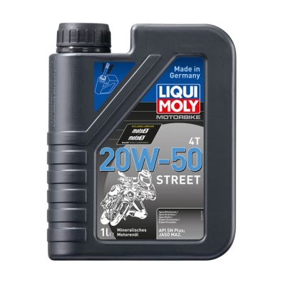 997518 - Liqui Moly, 4T 20W-50 Street motor oil. 1 liter