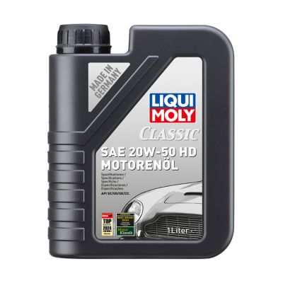 997599 - Liqui Moly, HD classic SAE 20W-50 motor oil. 1 liter