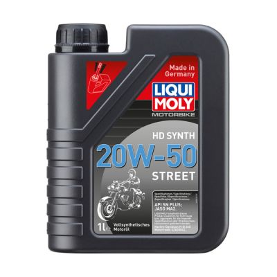 997601 - Liqui Moly, HD synthetic 20W-50 Street motor oil. 1 liter