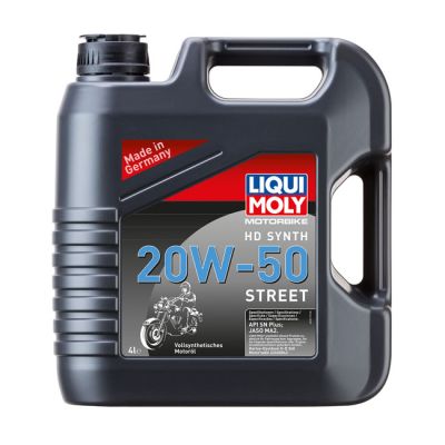 997604 - Liqui Moly, HD synthetic 20W-50 Street motor oil. 4 liter