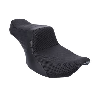 998308 - Le Pera, Tailwhip Basket Weave 2-Up Seat. Black