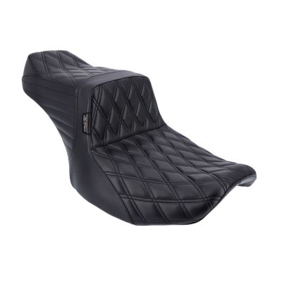 998309 - Le Pera, Tailwhip Double Diamond 2-Up Seat. Black