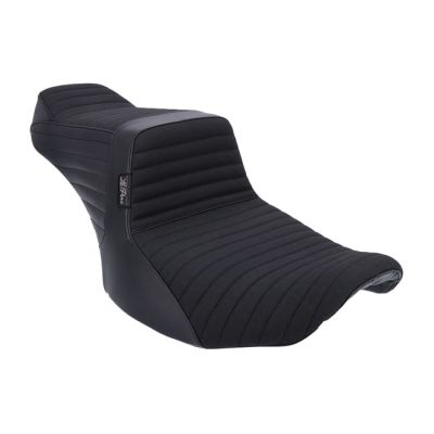 998312 - Le Pera, Tailwhip Pleated 2-Up Seat. Gripp. Black