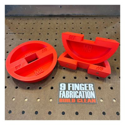 998394 - 9Finger Fabrication, M8 Engine Case Bore Plug Set