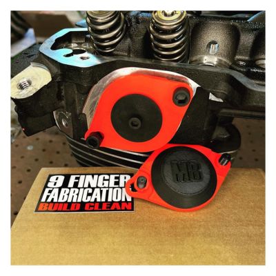 998403 - 9 Finger Fabrication LLC 9Finger Fabrication, M8 Intake Port Cover Set