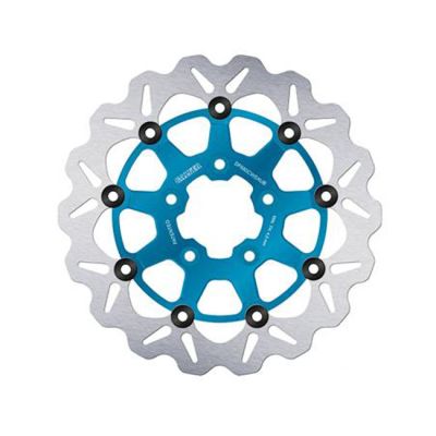 998499 - Galfer brake rotor. Wave. Floating. Blue. 330x5mm