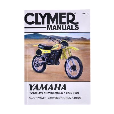 999828 - Clymer service manual, Yamaha YZ100-490  Monoshock