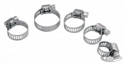 061157 - GZP 10pck Hose clamp 7/16" thru 3/4" sta