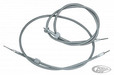 114269 - GZP Speedo cable braided FX 73-85 +4"