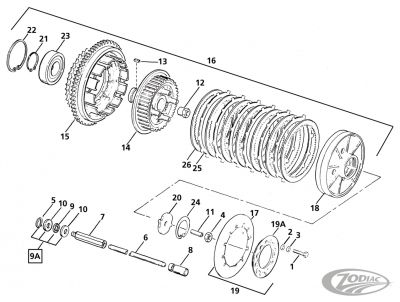 148141 - GZP Clutch shell w/o bearing #37707-84