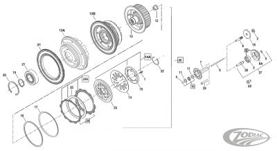 148422 - GZP Clutch basket assembly TC11-17