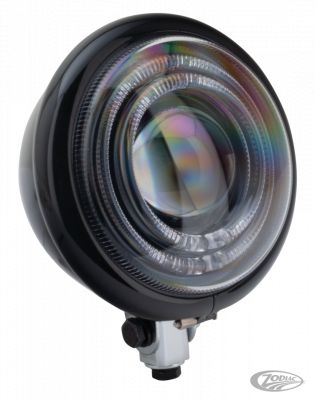 160154 - GZP black Odyssee LED 5-3/4" headlight