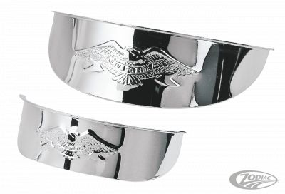 160251 - GZP Visor 5.75" with live to ride eagle