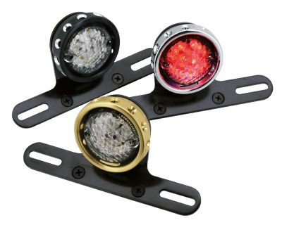 161402 - GZP Brass R1 LED taillight w/license bra