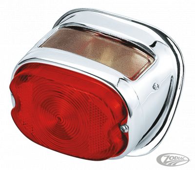 162021 - GZP Taillight H-D style 55-72 chrome