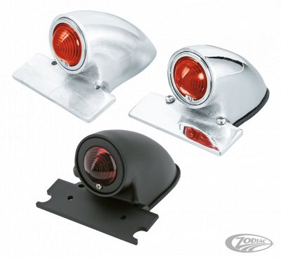 162157 - GZP Blk Sparto LED E taillight w/license