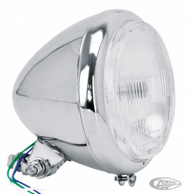 164001 - GZP Chrome 6" Headlight H4-12V60/55W