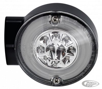 164501 - GZP HALO Blk turn/stop/tail LED smoked l