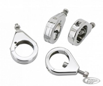 165277 - GZP Chrome alu 39mm clamp kit ball mille