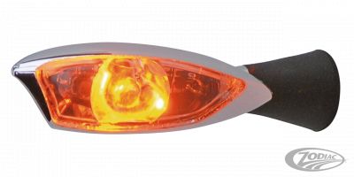 165549 - GZP Chrome E-appr LED turn signals, pair