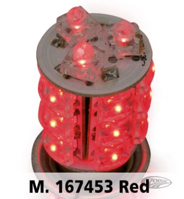 167453 - GZP DUAL 360 DEGREE 18 X LED BULB RED BA