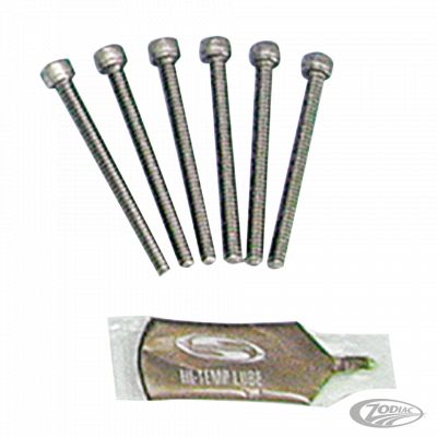 233037 - Supertrapp std screws 10-24x2.00" set/6