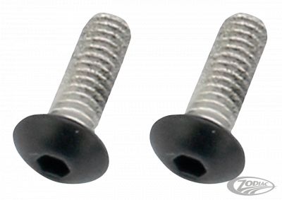 233166 - Midwest Chrome SHCS button head screws point cvr