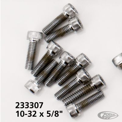 233307 - Midwest 10pck Chrome allen screws 10-32x5/8