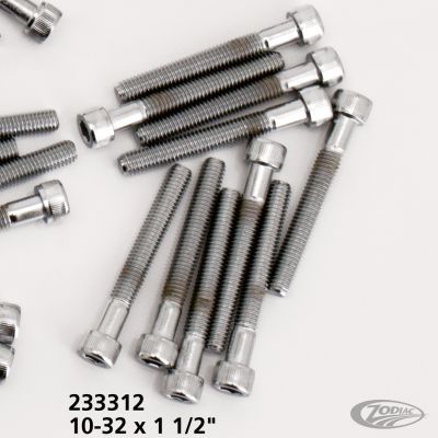 233312 - Midwest 10pck Chrome allen screws 10-32x1-1/2