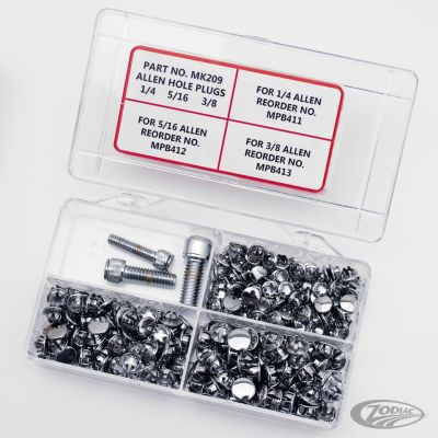 233372 - Midwest Ass tray chrome hole plugs for allen scr