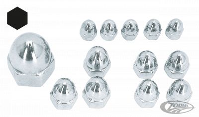 233376 - Midwest Blister Chrome acorn nuts M6 set/5