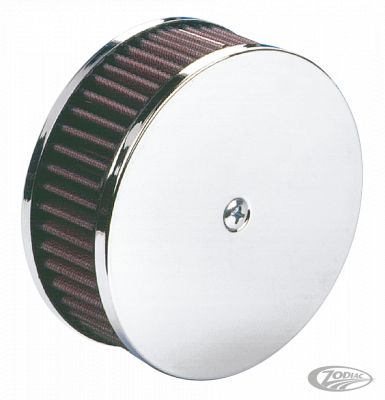 233795 - K&N Air cleaner 5" dia. Open round style