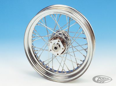234001 - GZP Cplt wheel 16" steel hub 7/16 stainl.sp