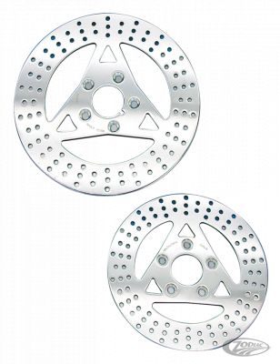 235477 - GZP Polished Stainless rotor disc 10" dual
