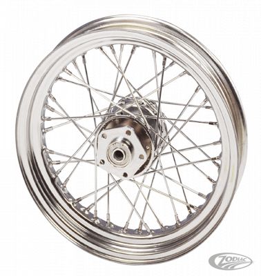 236933 - GZP 16x3.0 RR Wheel FLH/T87-99 chrome spokes